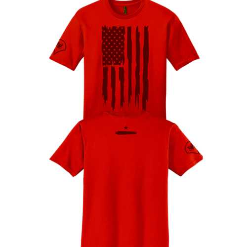 Red American Flag Tonal